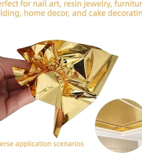 Foil Leaf Sheets for Resin Crafts