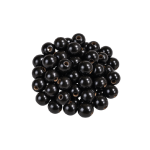 Black Wooden Beads - 1.4 cm