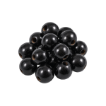Black Wooden Beads - 2.2 cm