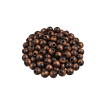 Wooden Beads - Natural Dark Brown