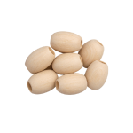 Wooden Beads - Natural Light Wood 2.6 cm