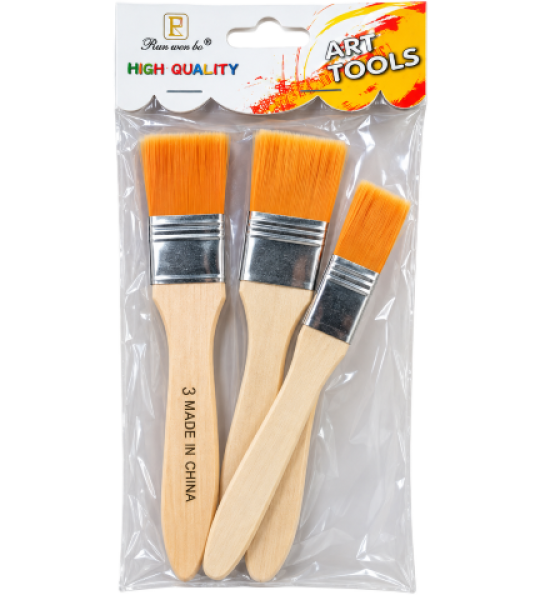 Artist Flat Paint Brush Set