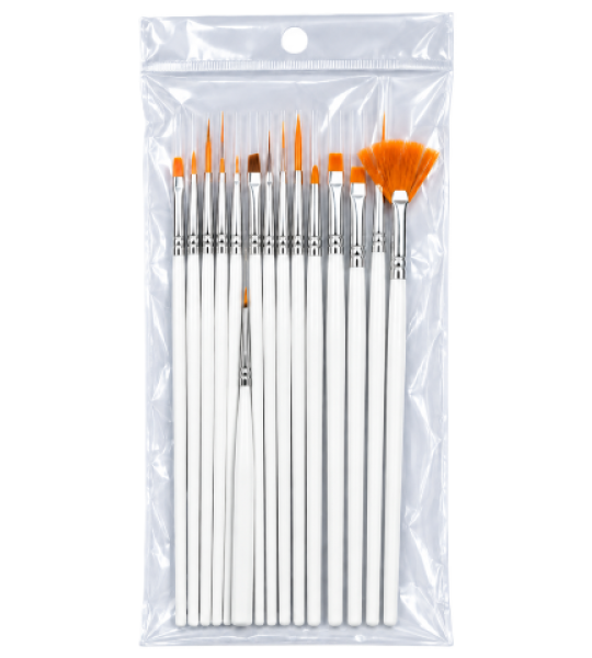Assorted Detail Artist Paint Brushes