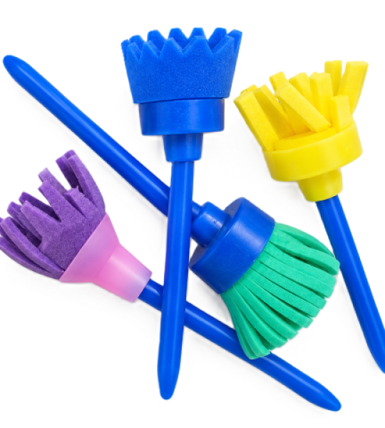 Foam Stamping Brush Set