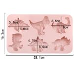 3D Dinosaur Silicone Mold Set