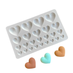 قالب قلوب سيليكون 3D