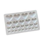 قالب قلوب سيليكون 3D