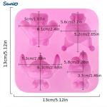 4-Character Silicone Mold