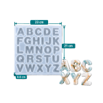 Alphabet Letter & Number Silicone Mold
