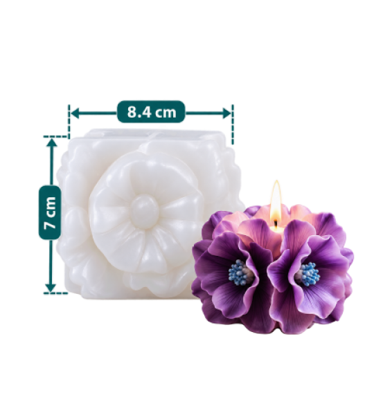 Floral Candle Mold
