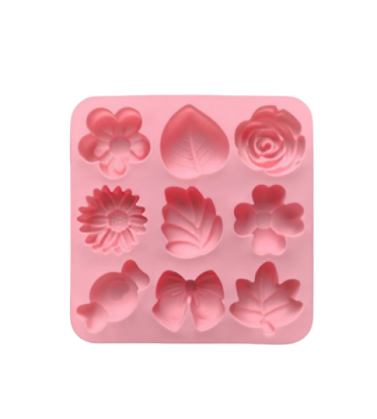 Flower & Leaf Silicone Mold