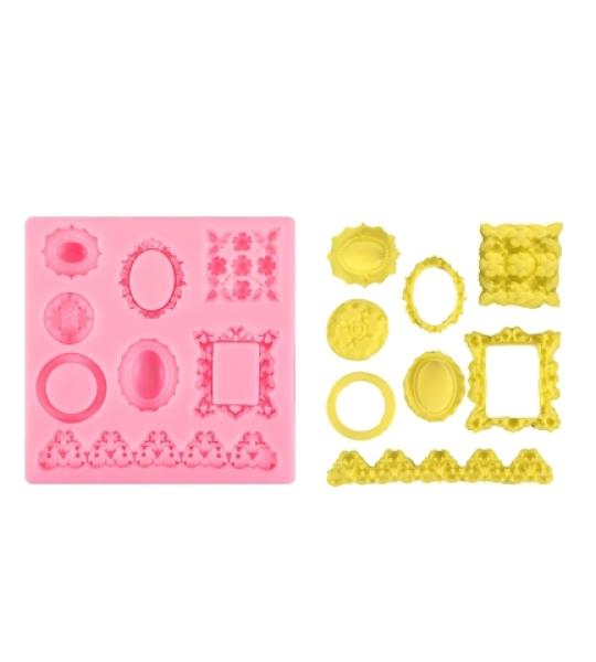 Frames and Ovals Silicone Mold