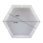 Hexagonal Tray Silicone Mold