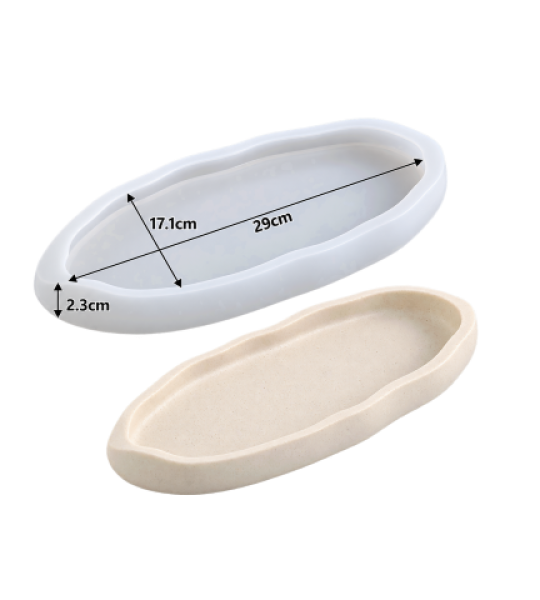 Long Oval Tray Silicone Mold