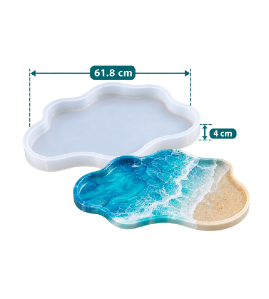 Organic Cloud Tray Silicone Mold