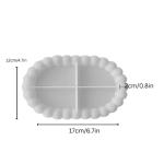 Oval Fluted Silicone Mold