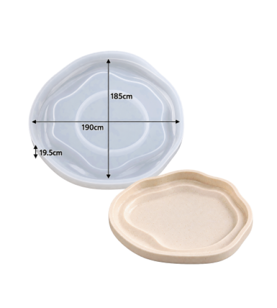 Round Layered Tray Silicone Mold