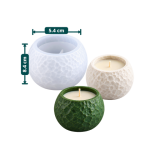 Textured Round Jar Mold
