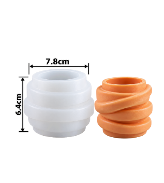 Wavy Ribbed Container Mold