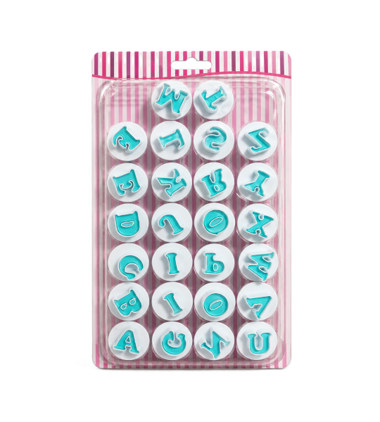 Alphabet And Number Fondant Cutters