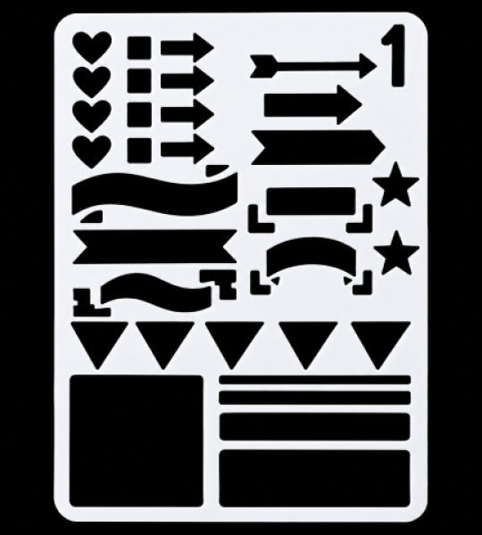 Assorted Craft Stencils