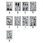 Assorted Craft Stencils