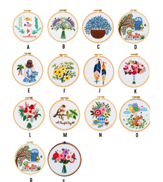 Embroidery Hoop Craft Kit