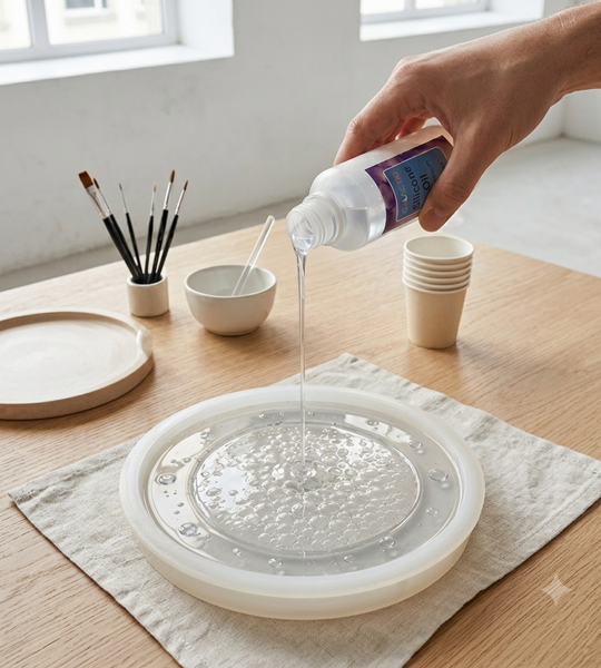 100ml Silicone Oil for Resin Pouring