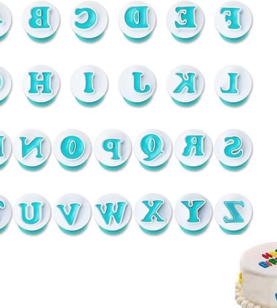 Cookie Stamp Set — Alphabet, Numbers & Symbols