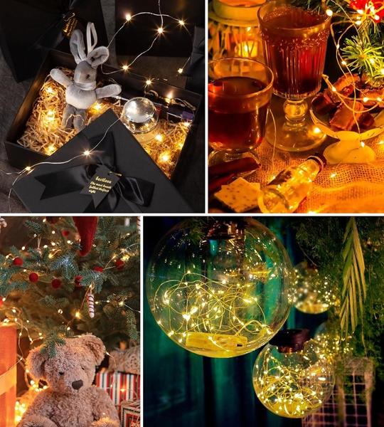 LED Fairy String Lights 20 LEDs Battery Operated
