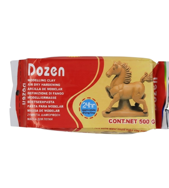 Dozen Air Dry Modelling Clay 500g