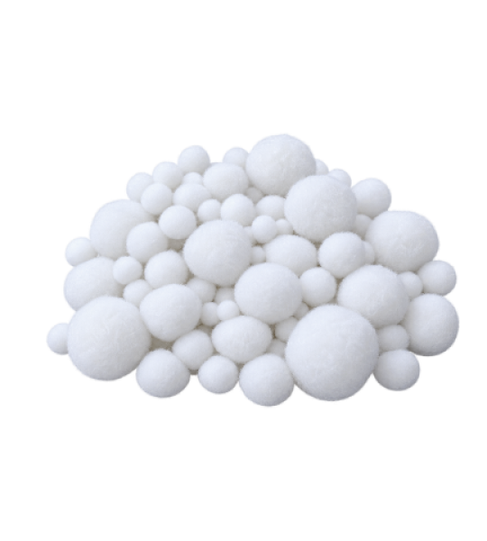 White Craft Pom Poms