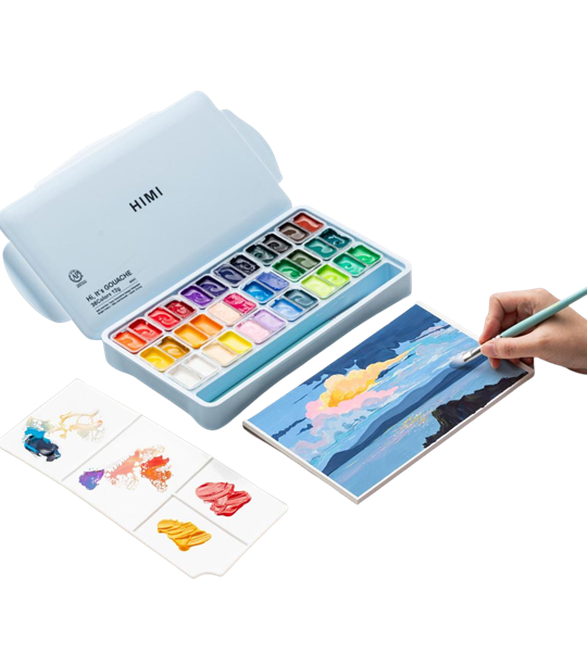 HIMI Twin Cup Jelly Gouache Paint Set