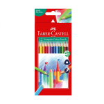 Faber-Castell Triangular Coloured Pencils 12 Colors