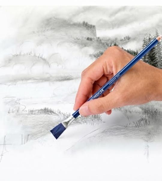 قلم ممحاة ستيدتلر مارس مع فرشاة