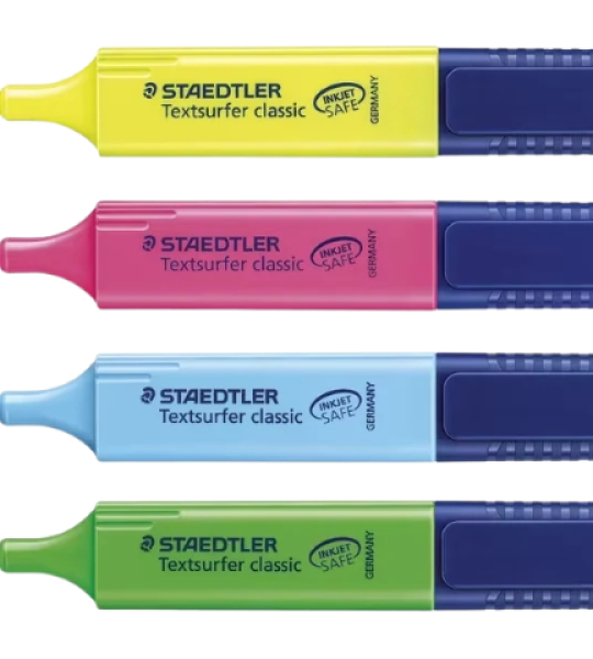 STAEDTLER Textsurfer Classic Highlighters 4 Pack