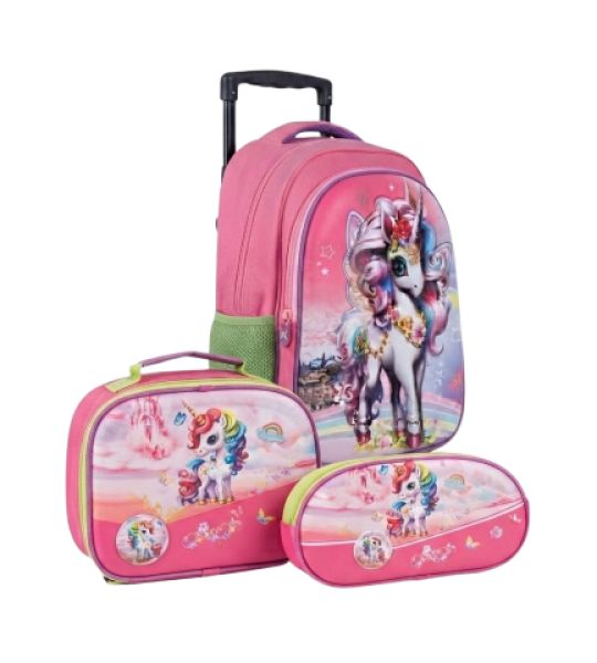 Unicorn 3-Piece School Set