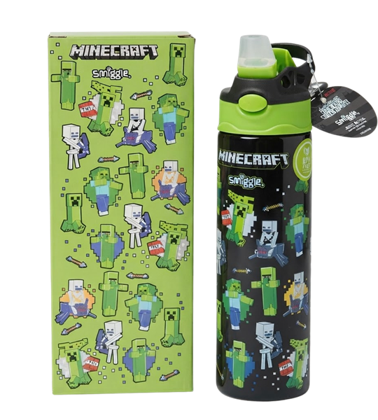 Smiggle Minecraft Drink Bottle 650ml