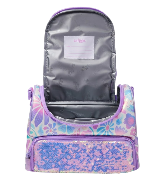 Smiggle Metallic Bloom Lunch Bag