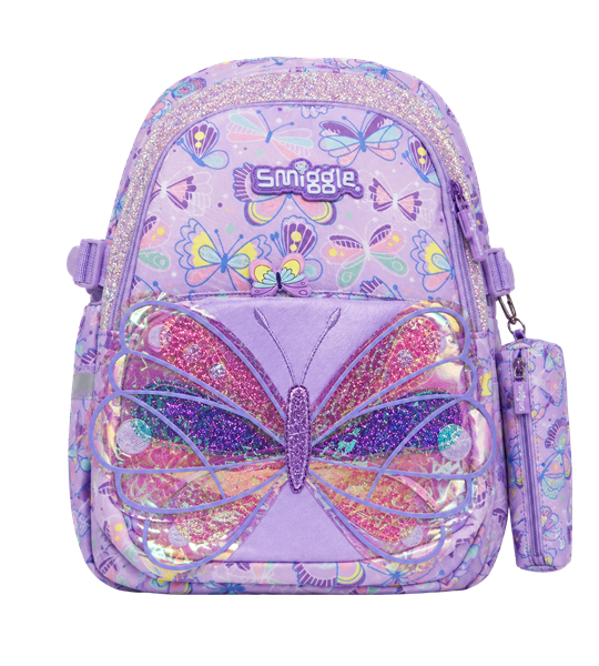 Smiggle 3D Butterfly Kids Backpack