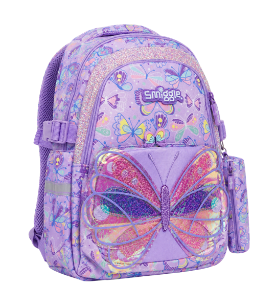 Smiggle 3D Butterfly Kids Backpack