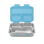 3 Compartment Stainless Steel Bento Lunch Box