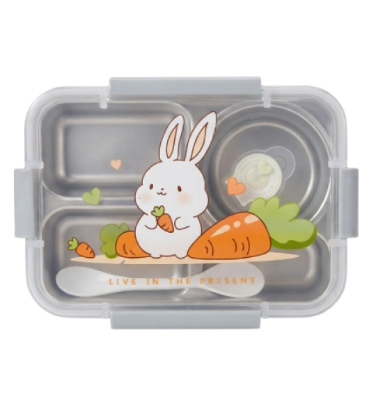 Rabbit Stainless Steel Bento Lunch Box