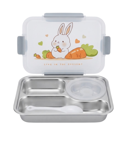 Rabbit Stainless Steel Bento Lunch Box