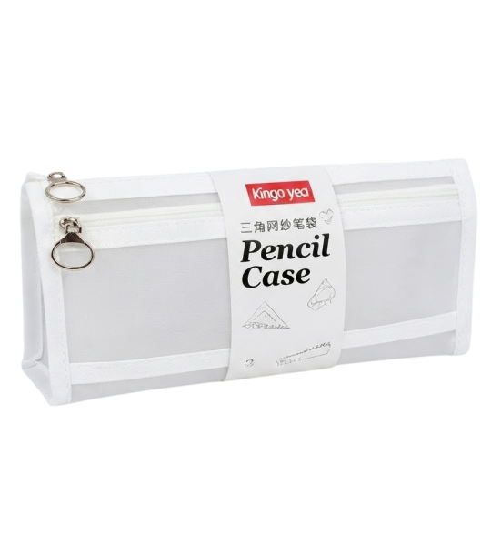 Kingo Yea Triangular Mesh Pencil Case