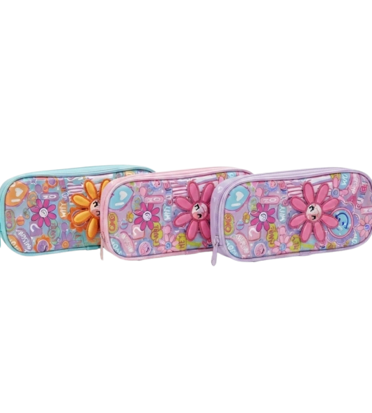 Flower Pocket Pencil Case