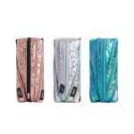 Metallic Zipper Pencil Case