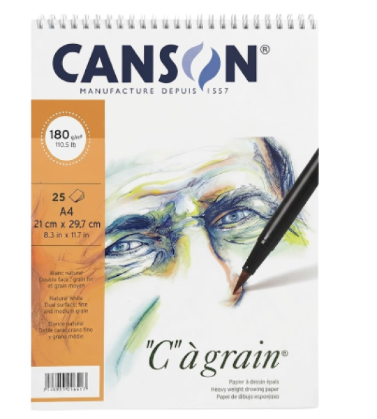 Canson C à Grain Drawing Pad A4