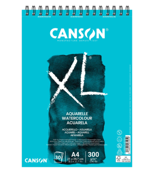 Canson XL Watercolour Pad A4