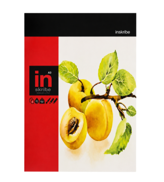 Inskribe Watercolor Paper Pad A3 200gsm